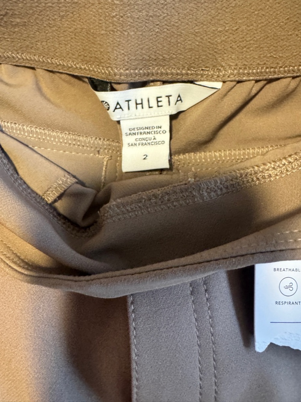 Athleta- Endless Cargo pants in Tan - Picture 4 of 5